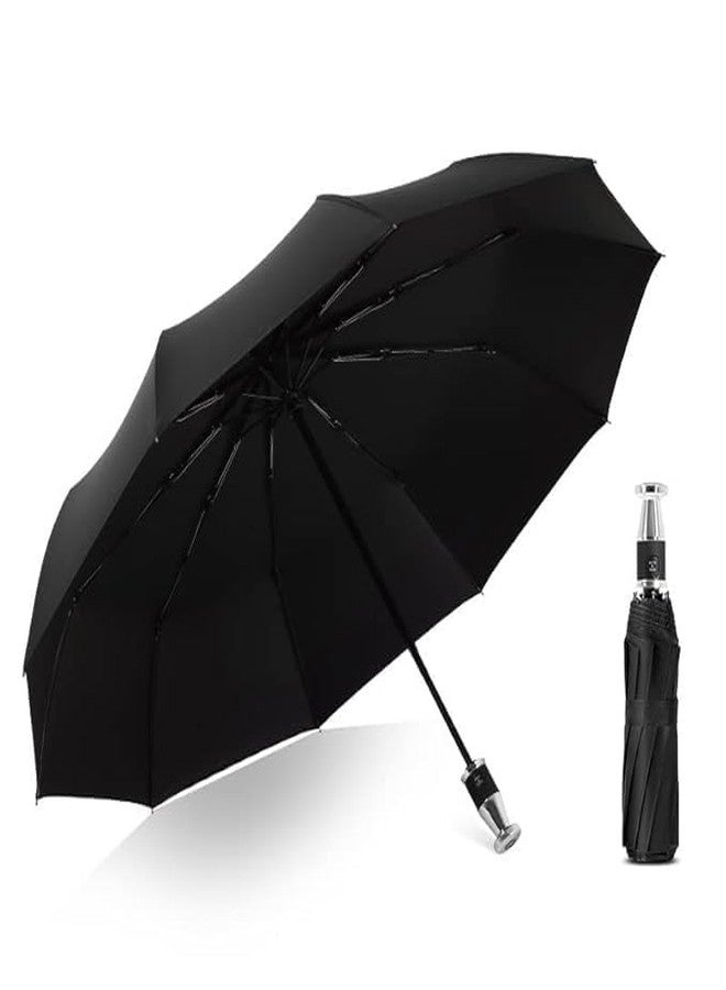 Emcrovi Heavy Duty Stormproof Rain Umbrella - Windproof, Waterproof, Automatic Open Close Umbrella - Compact and Lightweight Design, Extra Large Coverage - Premium Choice for Solid Chhataa (Design_2) - Image 1